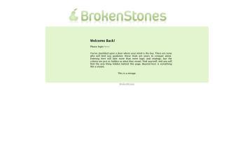 brokenstones.club screenshot