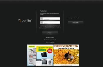 www.partis.si screenshot