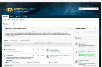 www.torrent-invites.com screenshot