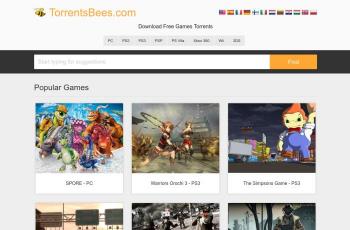 www.torrentsbees.com screenshot
