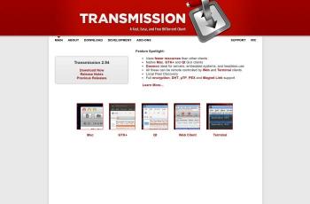www.transmissionbt.com screenshot