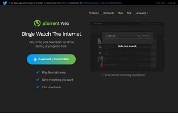 www.utorrent.com screenshot