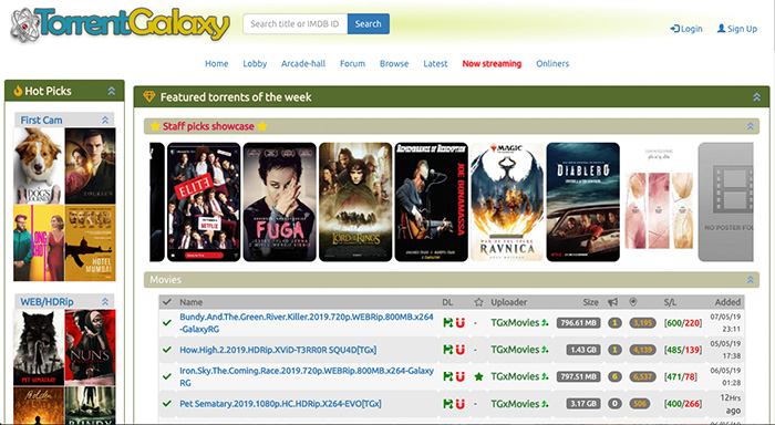 TorrentGalaxy: The ExtraTorrent Alternative  to download your torrent files.